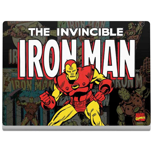 Marvel Classic Comics Iron Man Action Vintage Surface Book 2 13.5in Skin